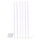 Northlight LED Lighted Branch Outdoor Christmas Lawn Stakes - Purple - 8.5' White Wire - 6ct